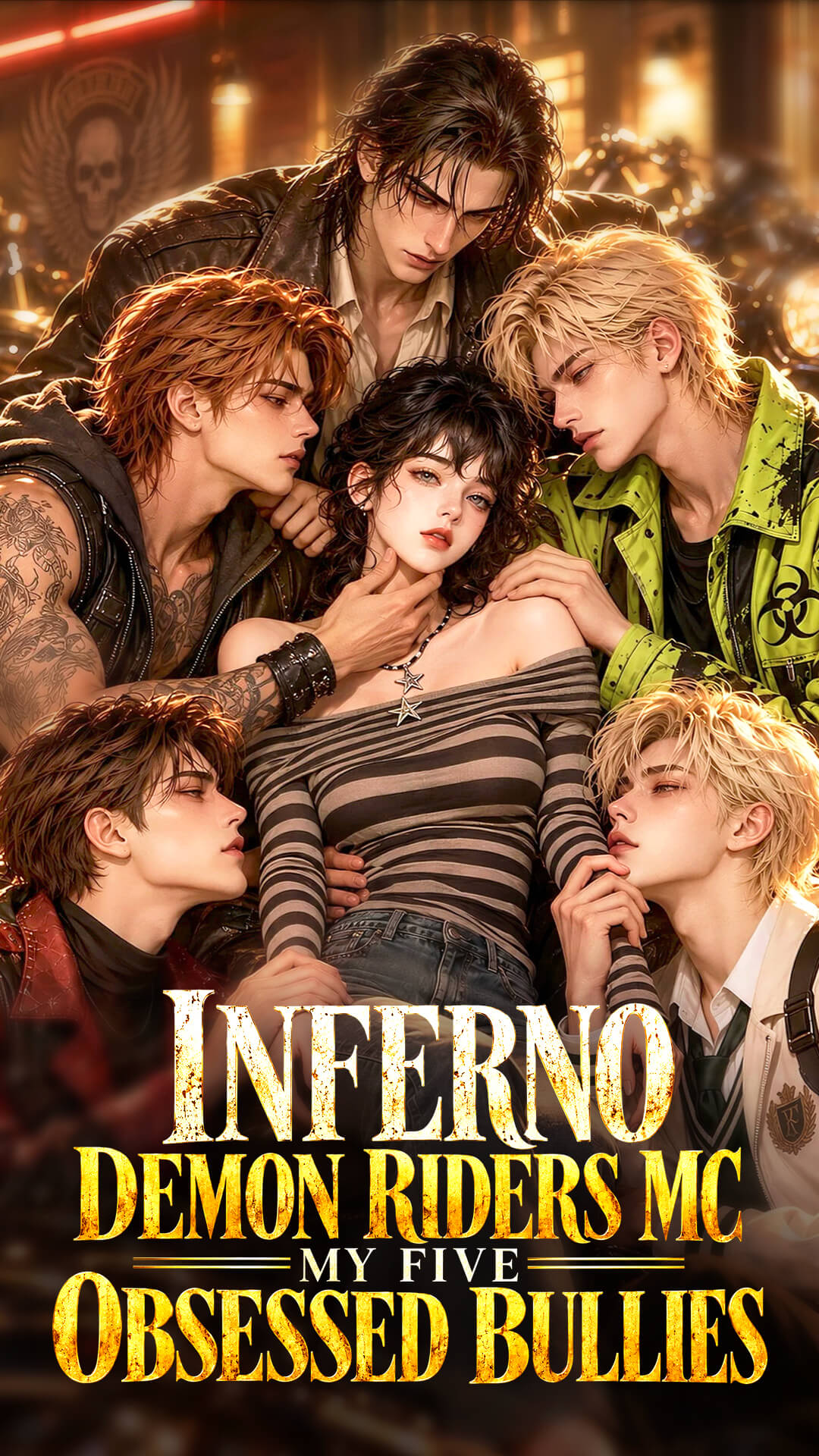 Inferno Demon Riders MC: My Five Obsessed Bullies