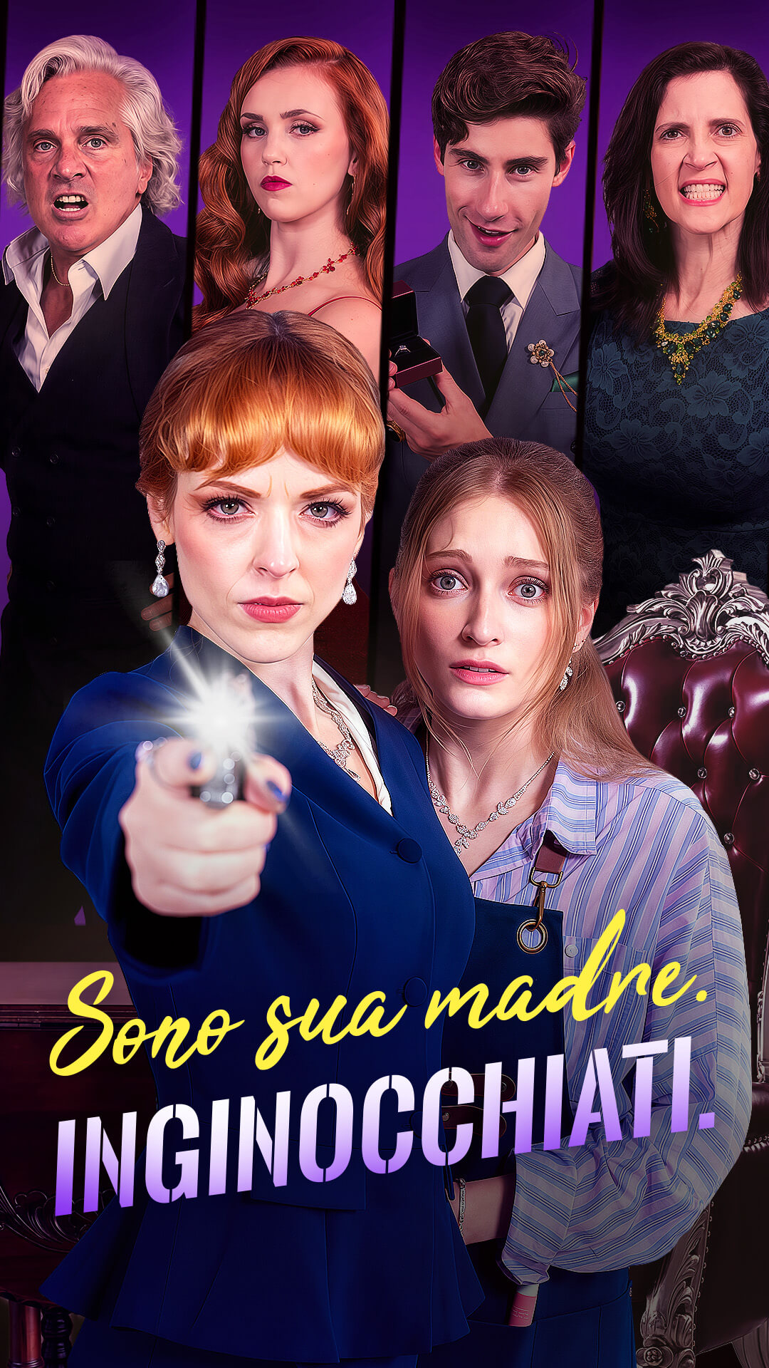 Sono sua madre. INGINOCCHIATI.